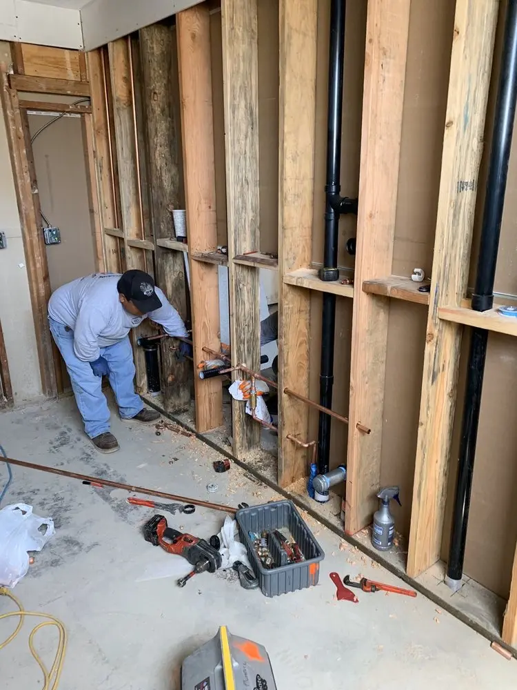 Commercial rough-in plumbing for Gas Line Repair in Sherwood West